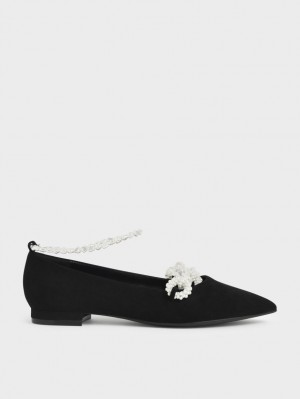 Balerini Charles & Keith Beaded Mary Jane Negrii | 143IOAQBC