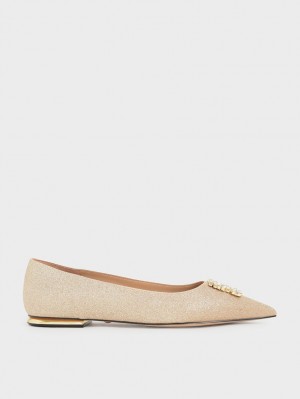 Balerini Charles & Keith Glitter Gem-Embellished Aurii | 417YVQTWR