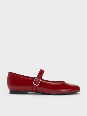 Balerini Charles & Keith Lacuita Buckled Mary Jane Rosii | 980KQSNVX