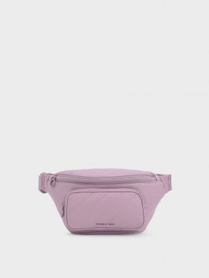 Borseta Charles & Keith Panelled Violet | 819HDEMXK