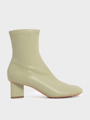 Botine Charles & Keith Blade Heel Verzi | 579IWEORC