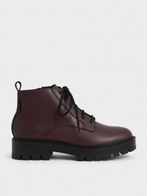 Botine Charles & Keith Dantela-Up Grosolan Visinii | 703IBQREV