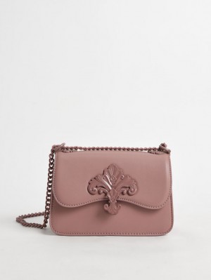 Geanta Crossbody Charles & Keith Meriah Chain Curea Violet | 982WYGDVO
