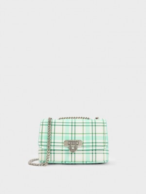 Geanta De Umar Charles & Keith Alcott Push-Lock Chain Colorati | 897VLEYAQ