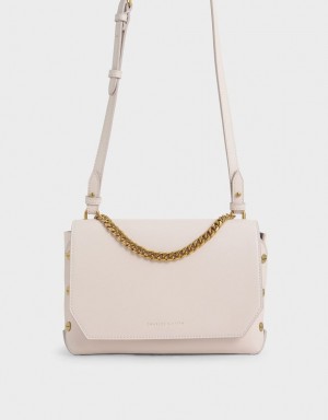Geanta De Umar Charles & Keith Chain Handle Roz | 085MTKQOP
