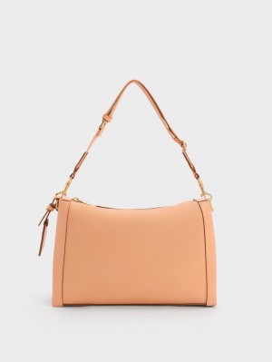 Geanta De Umar Charles & Keith Cordele Slouchy Portocalii | 037YQLPVN