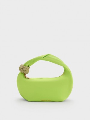 Geanta De Umar Charles & Keith Embellished Satin Verzi | 017XNTZLI
