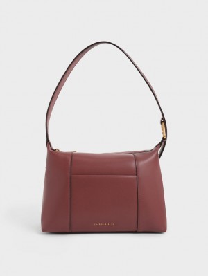 Geanta De Umar Charles & Keith Lorain Ciocolata | 732HWREYP