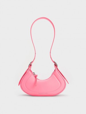Geanta De Umar Charles & Keith Petra Curved Roz | 150MZEQNU