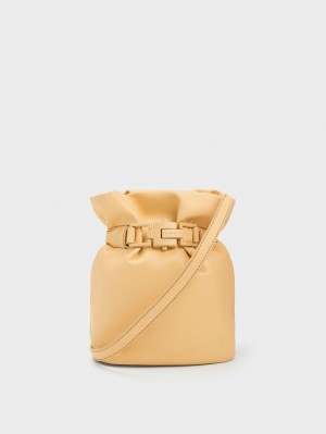 Geanta Galeata Charles & Keith Dua Bej | 231PLYWQB