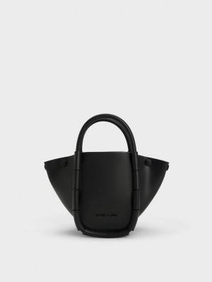 Geanta Galeata Charles & Keith Machina Negrii | 013SRKIAL