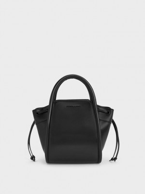 Geanta Tote Charles & Keith Ashby Slouchy Negrii | 865QVFBIE
