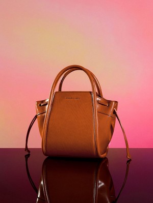 Geanta Tote Charles & Keith Ashby Slouchy Maro | 087OQKYXB