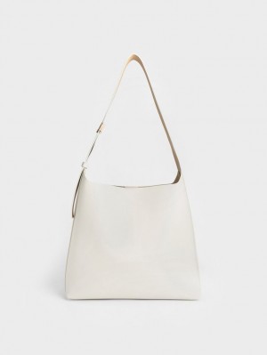 Geanta Tote Charles & Keith Edna Albi | 058OISAEU
