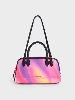 Geanta Tote Charles & Keith Harmonee Four Handle Colorati | 630BWAZOQ