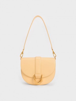 Genți De Șa Charles & Keith Gabine Bej | 204IQJBZP