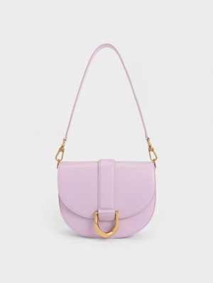 Genți De Șa Charles & Keith Gabine Violet | 253XRNCJY