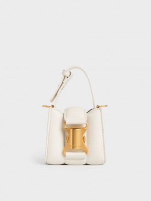Genti Mini Charles & Keith Ivy Top Handle Albi | 418VHKEFA