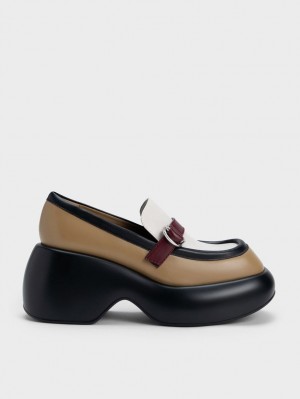 Mocasini Charles & Keith Buckled Platforma Penny Colorati | 590HMINVF
