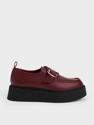 Mocasini Charles & Keith Cordova Buckled Platforma Visinii | 472JGECAW