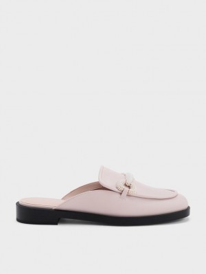 Mules Charles & Keith Beaded Accent Loafer Roz | 679XCSUYI