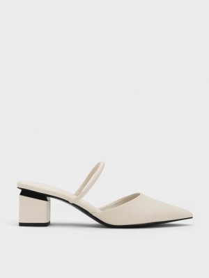 Mules Charles & Keith Block Heel Albi | 412JPKIFA