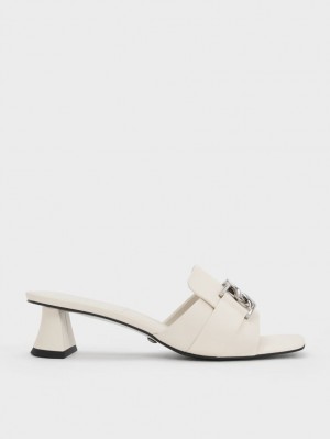 Mules Charles & Keith Gabine Piele Toc Albi | 483TIGJNS
