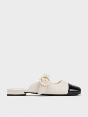 Mules Charles & Keith Lacuita Pearl Cu Catarama Mary Jane Colorati | 604VXEQBW