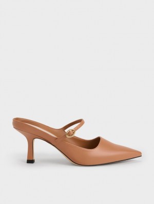 Mules Charles & Keith Mary Jane Toc Maro | 231NTXWIH