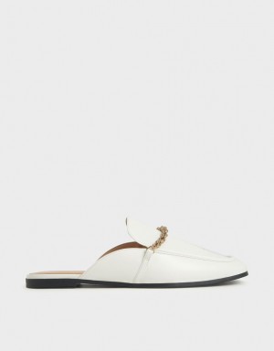 Mules Charles & Keith Metallic Accent Flats Albi | 017ENGTWP
