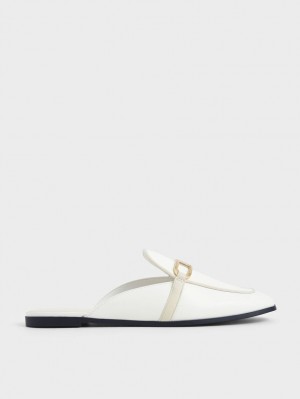 Mules Charles & Keith Metallic Accent Flats Albi | 870AQHSXF
