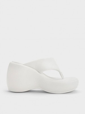 Pantofi Platforma Charles & Keith Noemi Platforma Albi | 156CSBZMQ