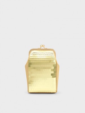 Pouches Charles & Keith Disc-Embellished Chain Handle Aurii | 124TDAJHK