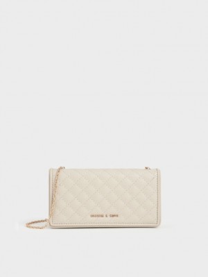 Pouches Charles & Keith Matlasat Albi | 150FJOGUM