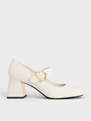 Pumps Charles & Keith Buckled Mary Jane Albi | 694BSAJXE