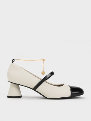 Pumps Charles & Keith Delicate Chain-Link Mary Jane Albi | 146EYPLFI