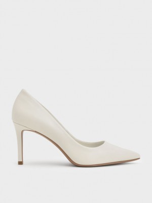 Pumps Charles & Keith Emmy Pointed-Bombeu Albi | 389LKDJFW