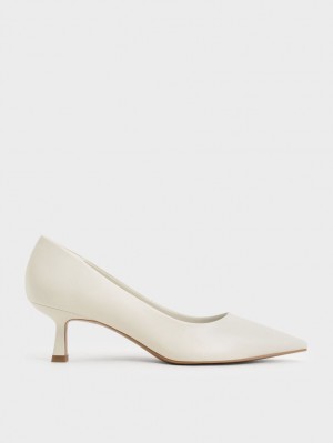 Pumps Charles & Keith Emmy Pointed Kitten Heel Albi | 873ZTADPX