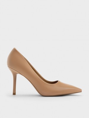 Pumps Charles & Keith Emmy Stiletto Heel Maro | 624OQSTYD