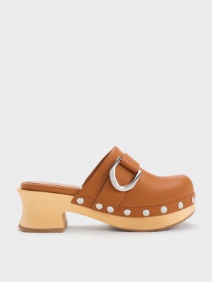 Saboti Charles & Keith Gabine Studded Piele Maro | 312FMGJXN