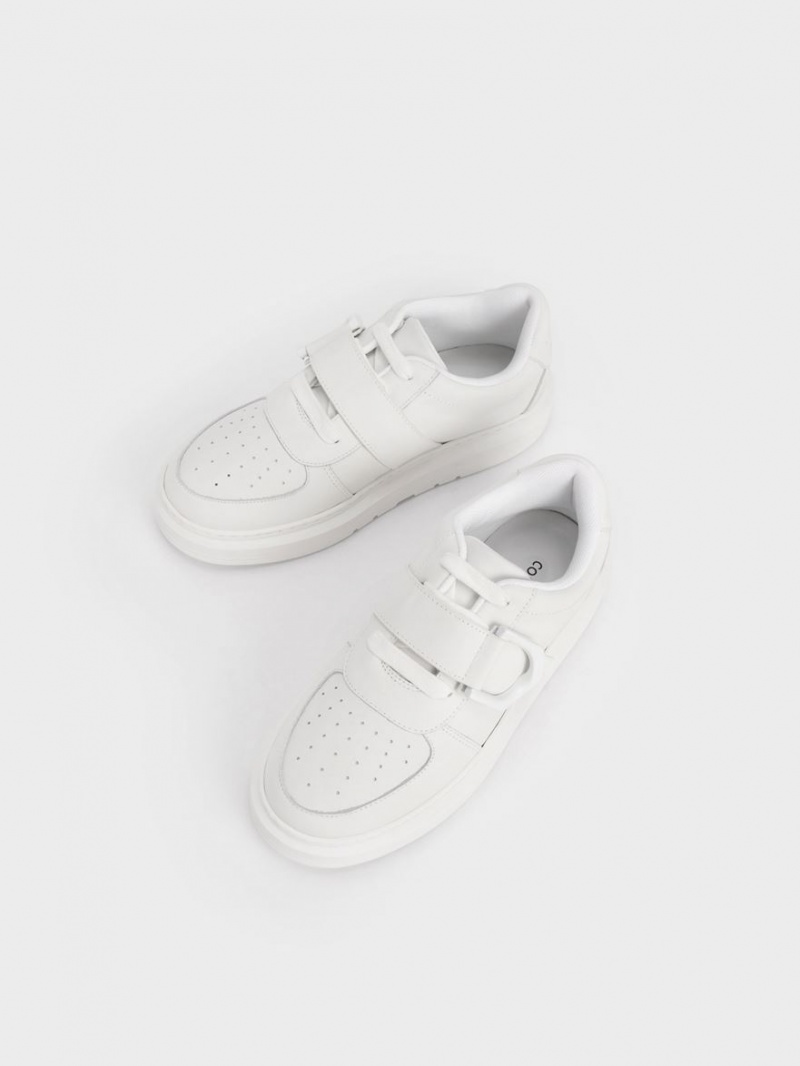 Adidasi Charles & Keith Gabine Piele Albi | 562JNIUEC