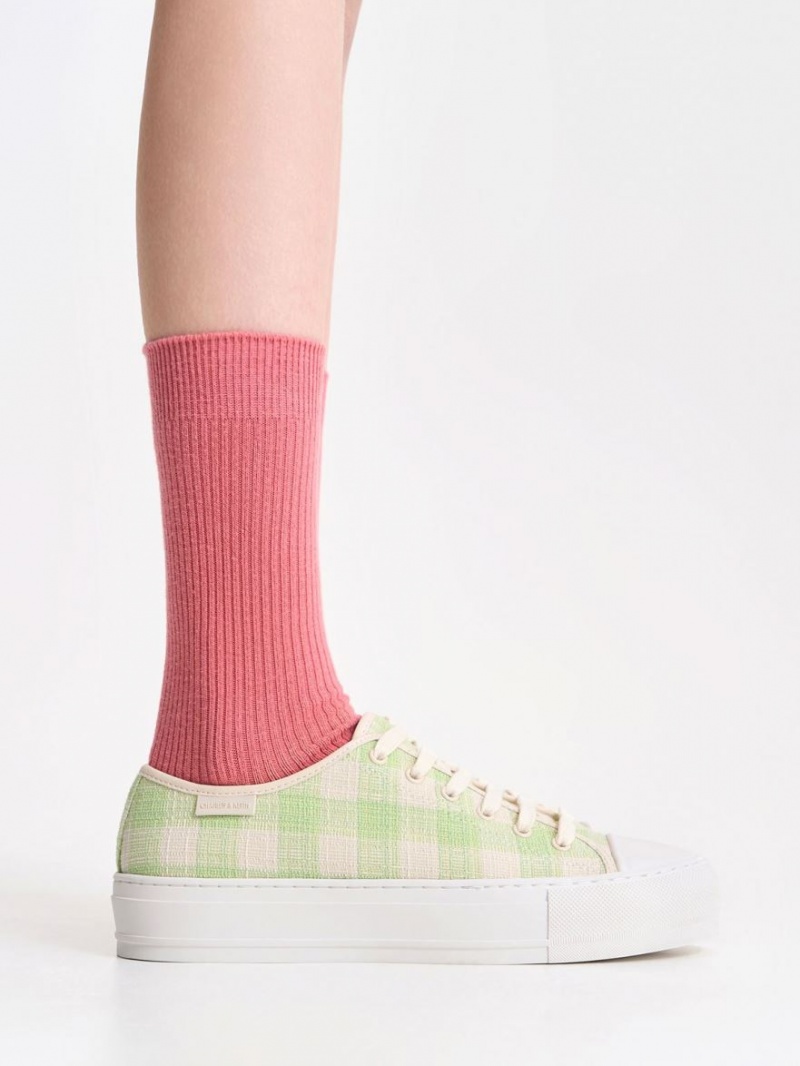 Adidasi Charles & Keith Gingham Verzi | 718IHMPSJ