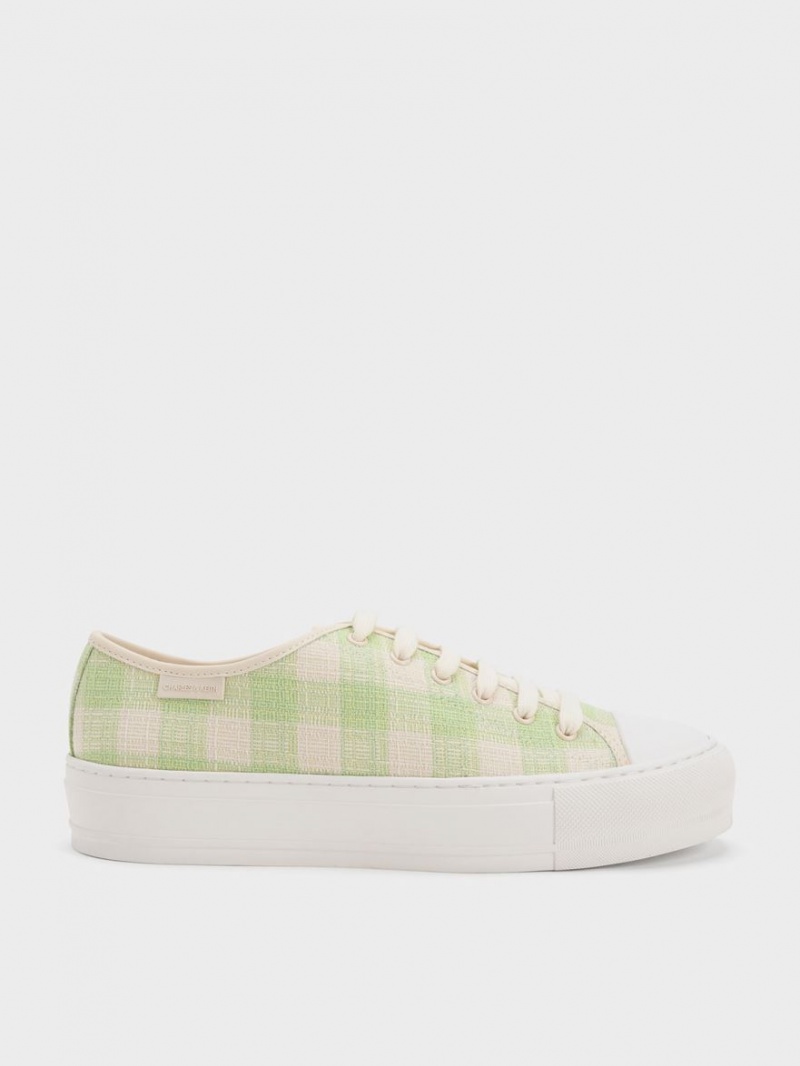 Adidasi Charles & Keith Gingham Verzi | 718IHMPSJ