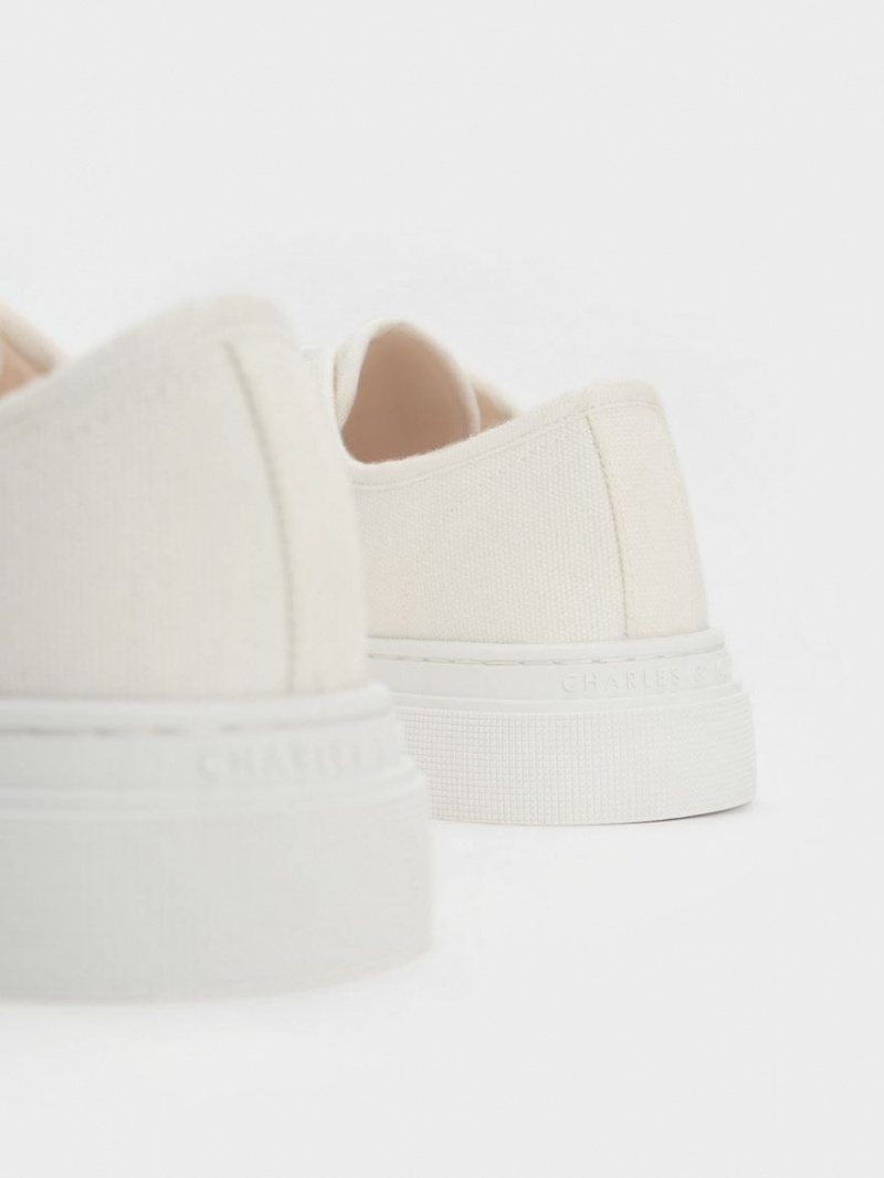 Adidasi Charles & Keith Kay Panza Albi | 456RWDAEB