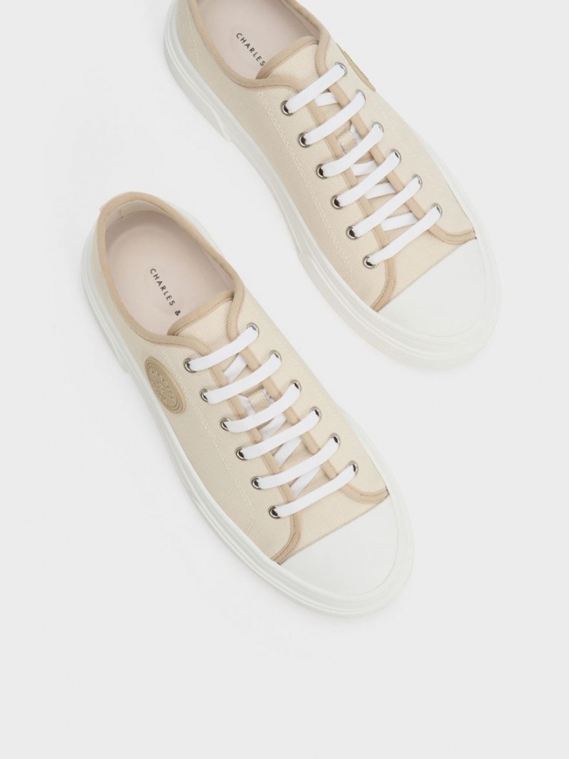 Adidasi Charles & Keith Kay Panza Bej | 263NUOSVJ