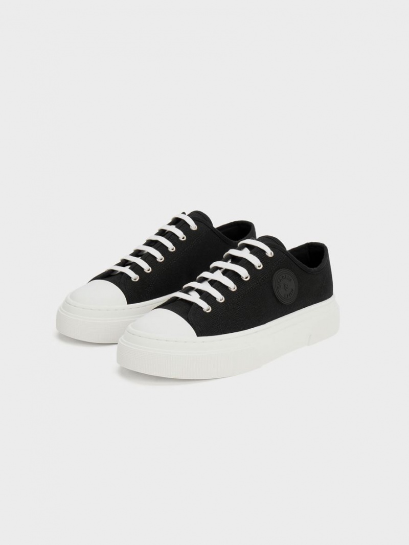 Adidasi Charles & Keith Kay Panza Negrii | 451FETJYR