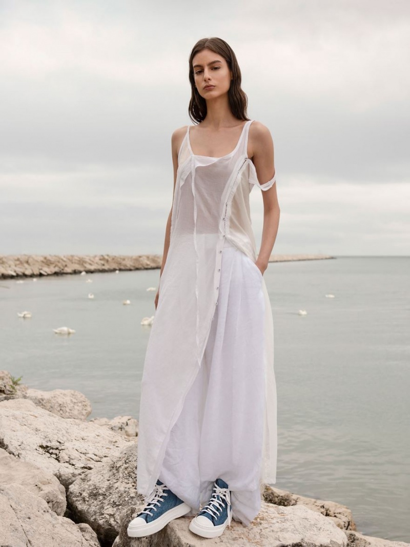 Adidasi Inalti Charles & Keith Kay Panza Albastri | 230QVPCYS