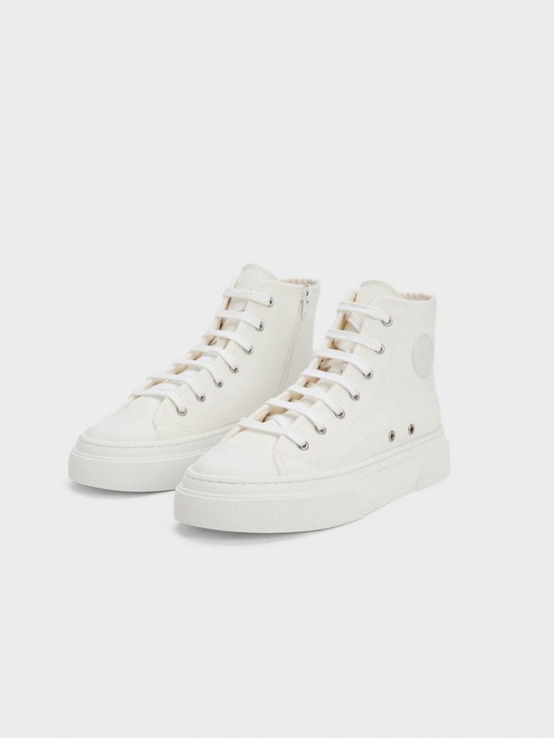 Adidasi Inalti Charles & Keith Kay Panza Albi | 029XQULKI