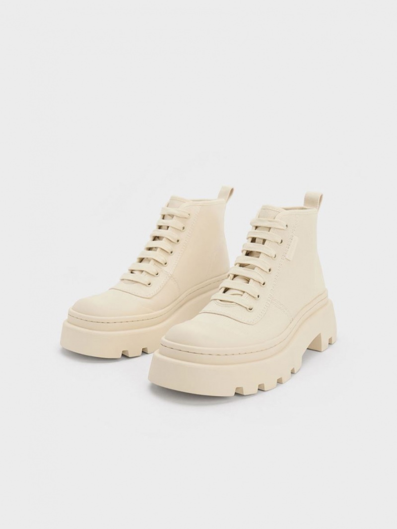 Adidasi Inalti Charles & Keith Panza Bej | 528PTBMKR