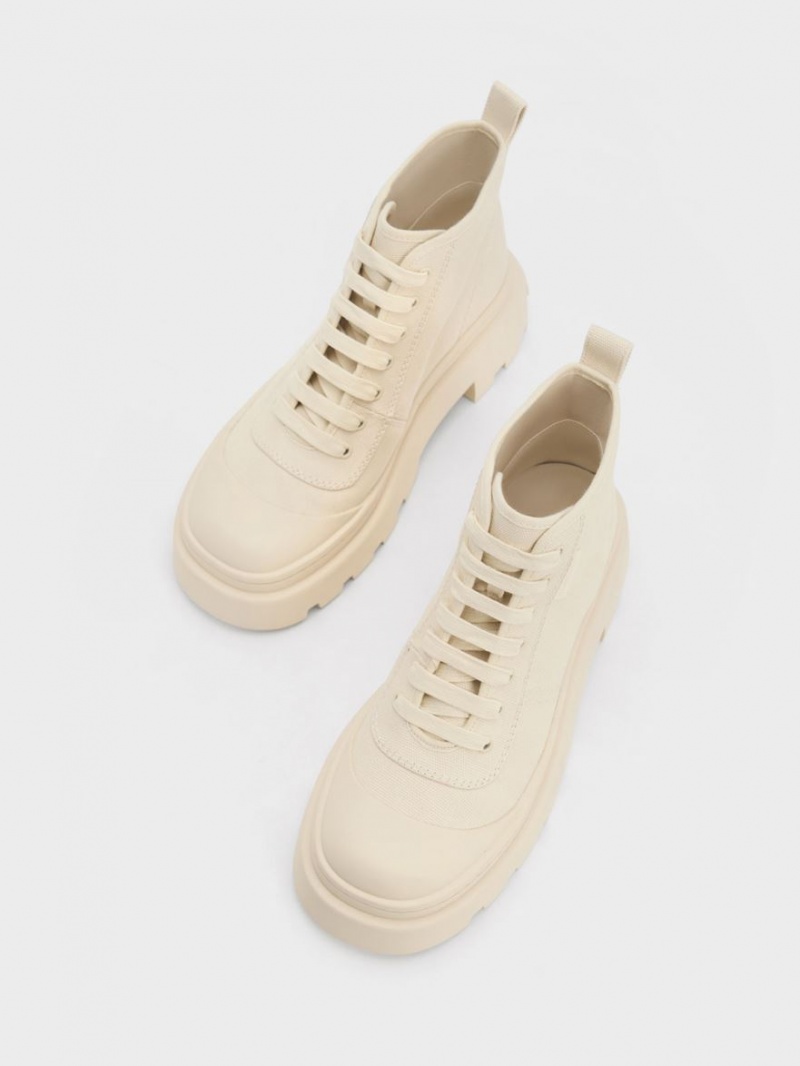 Adidasi Inalti Charles & Keith Panza Bej | 528PTBMKR